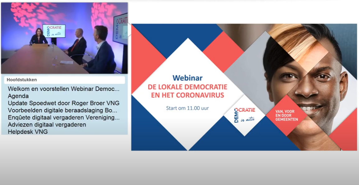 De lokale democratie en het Coronavirus