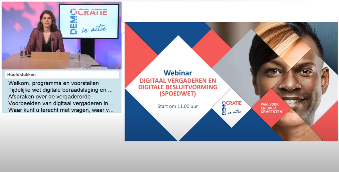 Digitaal vergaderen en digitale besluitvorming Spoedwet