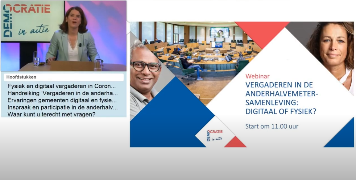 Vergaderen in de anderhalvemetersamenleving digitaal of fysiek